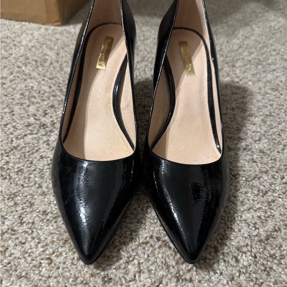 Black Patent Leather Heels